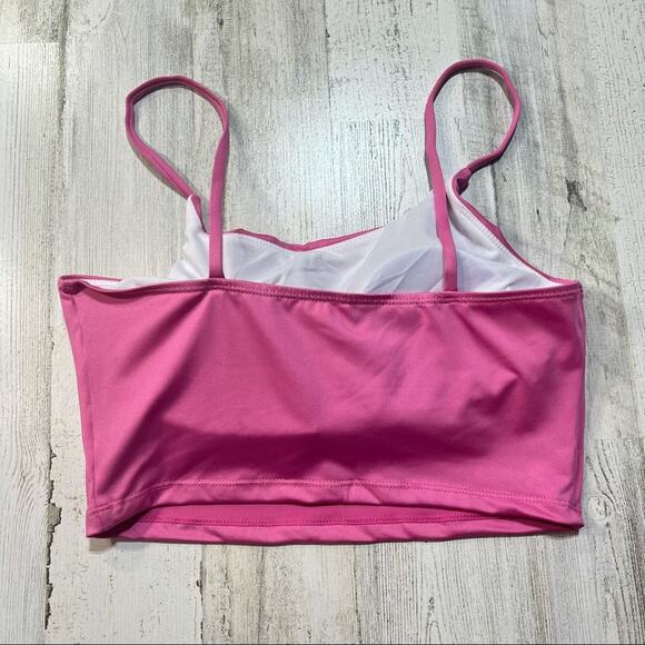 Swim Top Large Spaghetti Strap Padded Cups - Picture 2 of 4